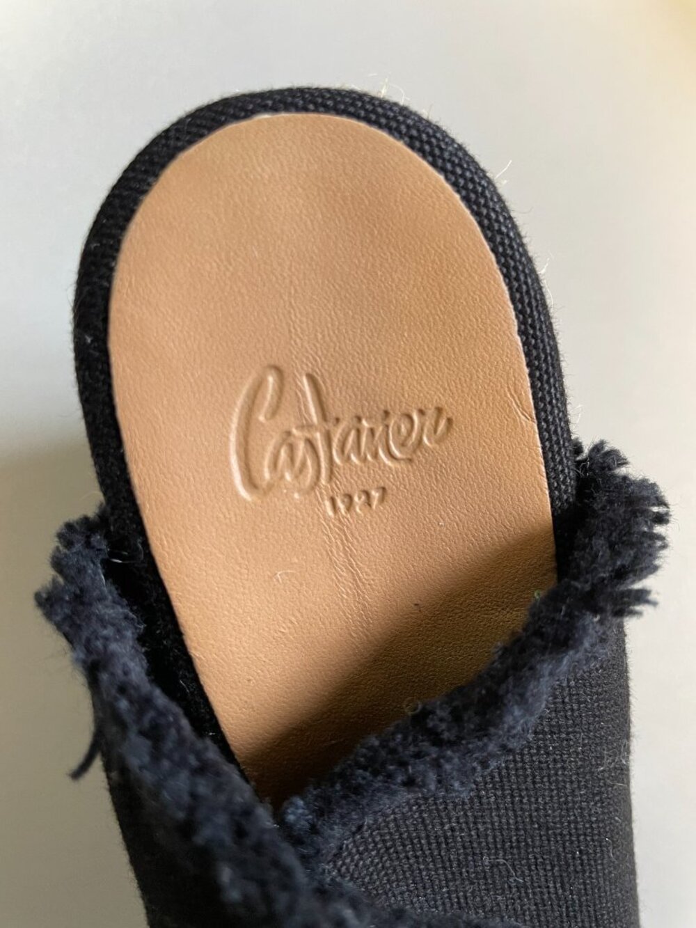 CASTANER Women's Black Cloth Espadrilles Size 38 - Picture 2 of 6
